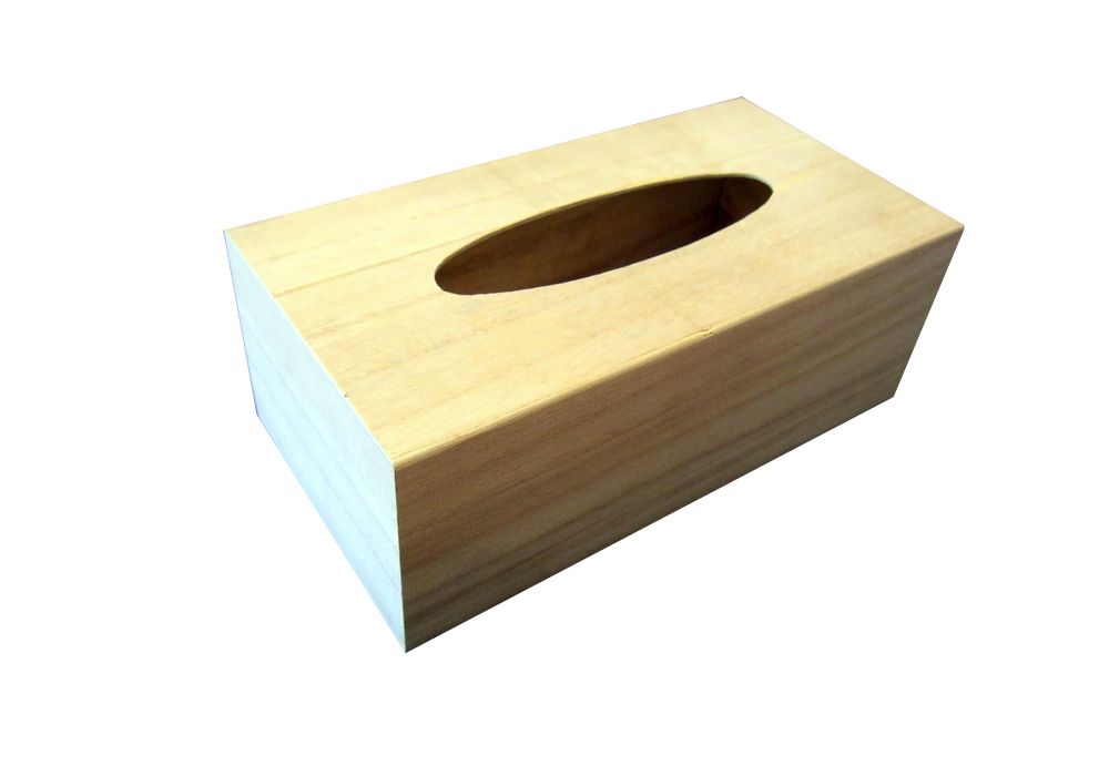 Wooden Rectangular Tissue Box Cover | Craftmill