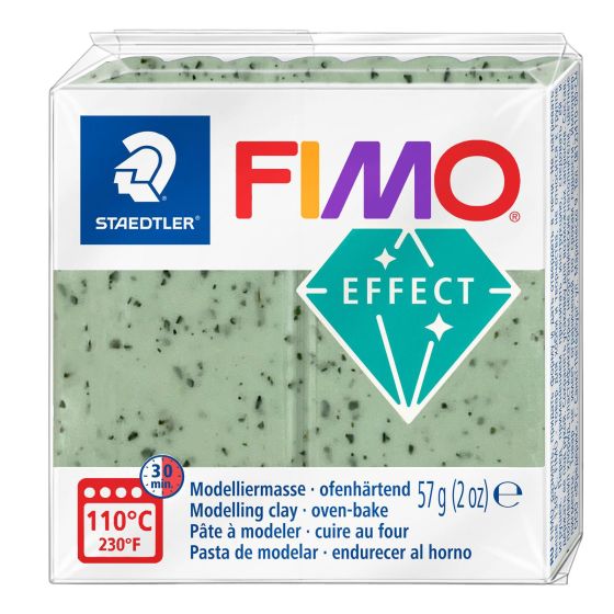 Fimo Effect Polymer Clay 57g Blocks (Botanical - Spinach 570)