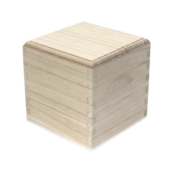 11cm Cube Square Box with Removable Lid - WBM0023